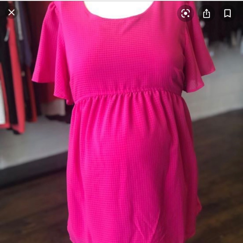 Isabel Maternity by Ingrid and Isabel hot pink top